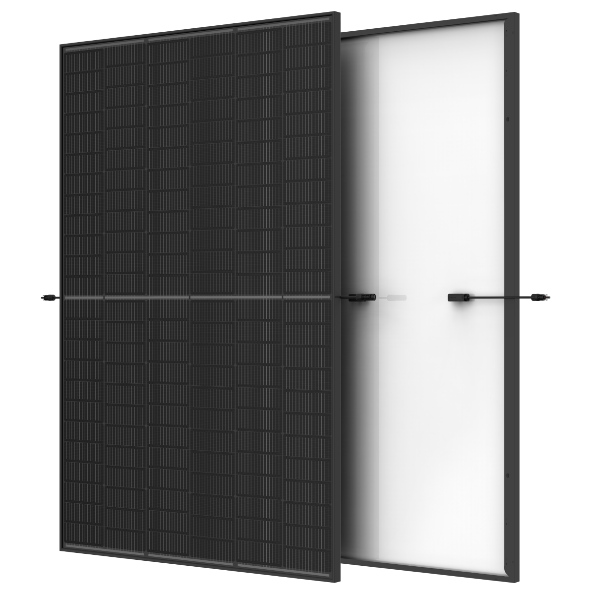 Trina Vertex S+ N-Type Dual Glass 440W - Triple-Cut 1500V All Black