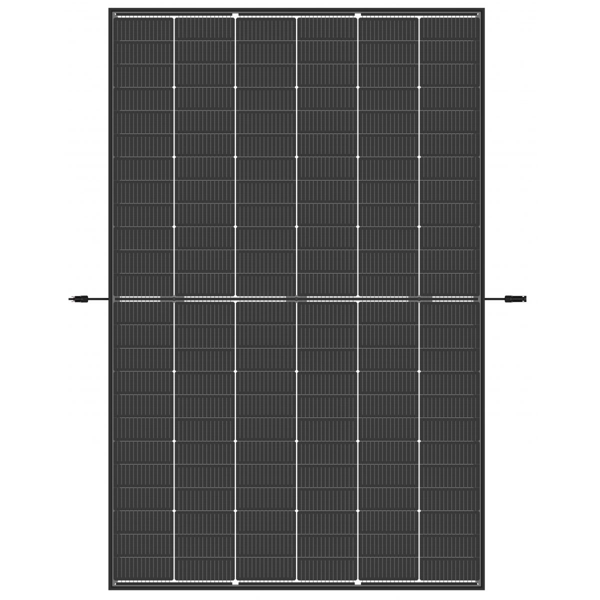 Trina Vertex S + N-Type Dual Glass 440W - Triple Cut 1500V (noir transparent)