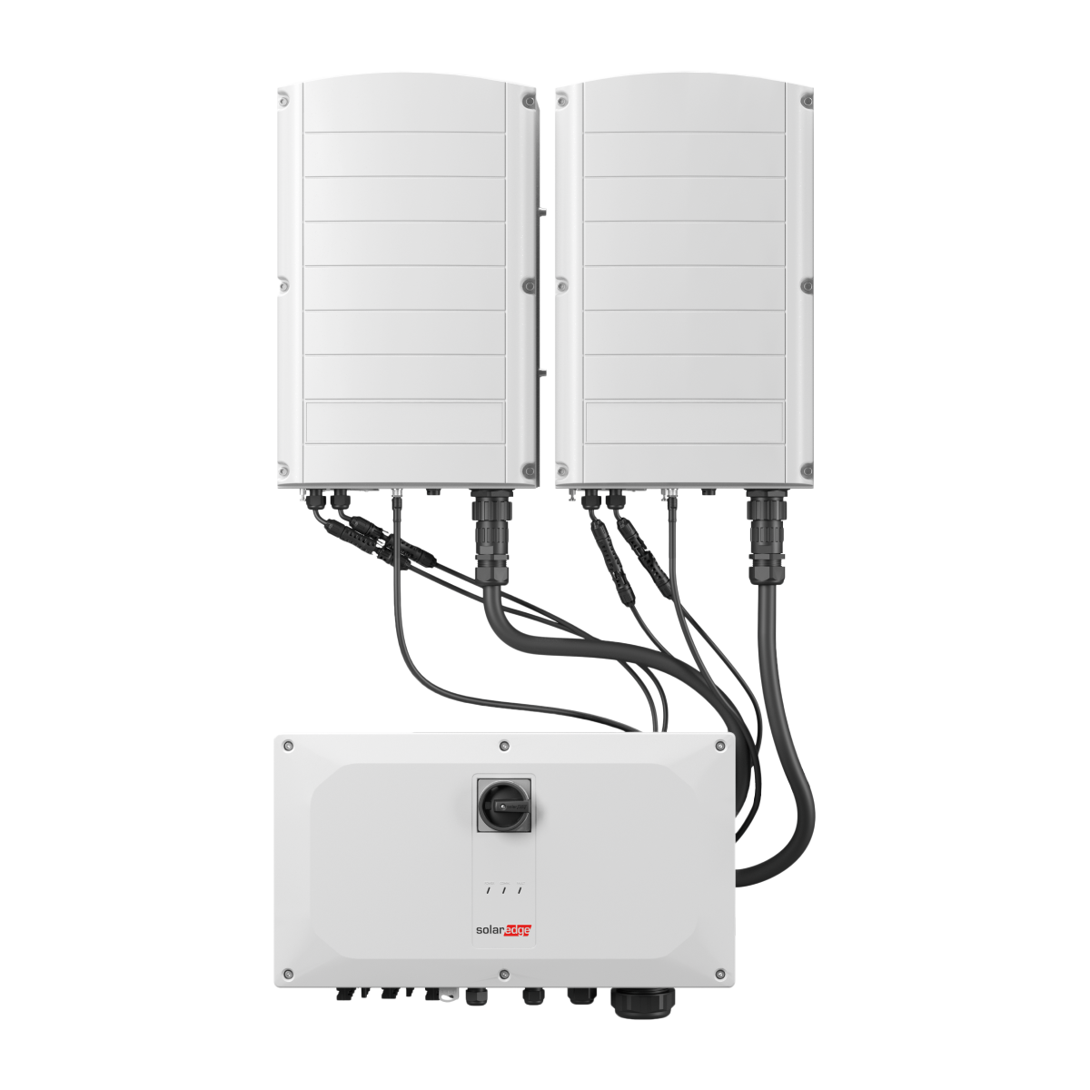 SolarEdge 3PH -Wechselrichter, Synergy Manager & Einheiten, 66,6 kW, gesetzt