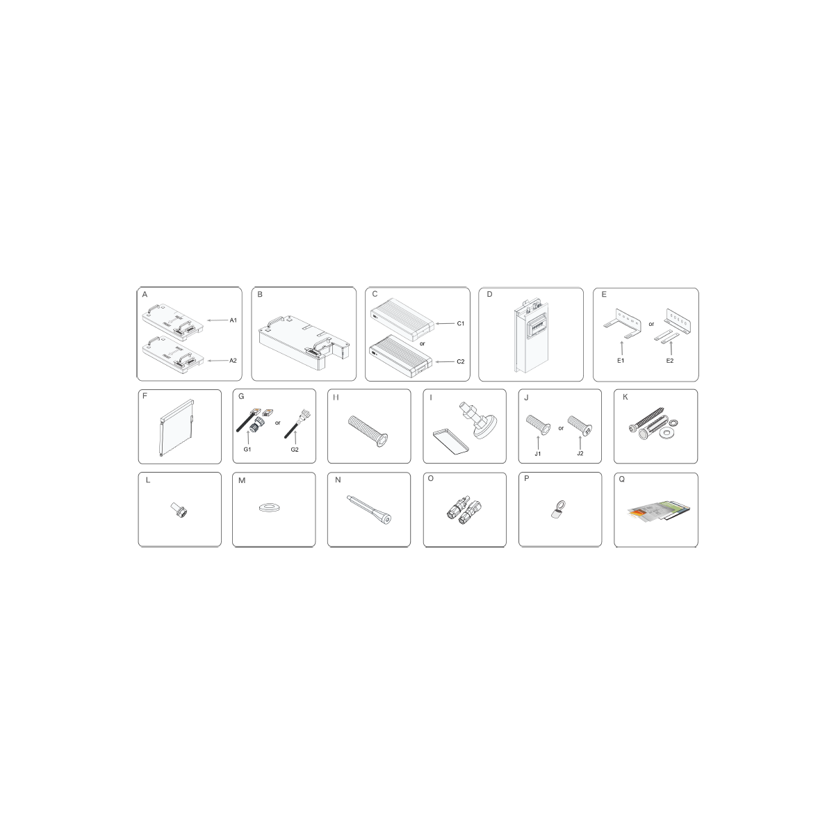 Sungrow SBR Battery Accessories (V114)